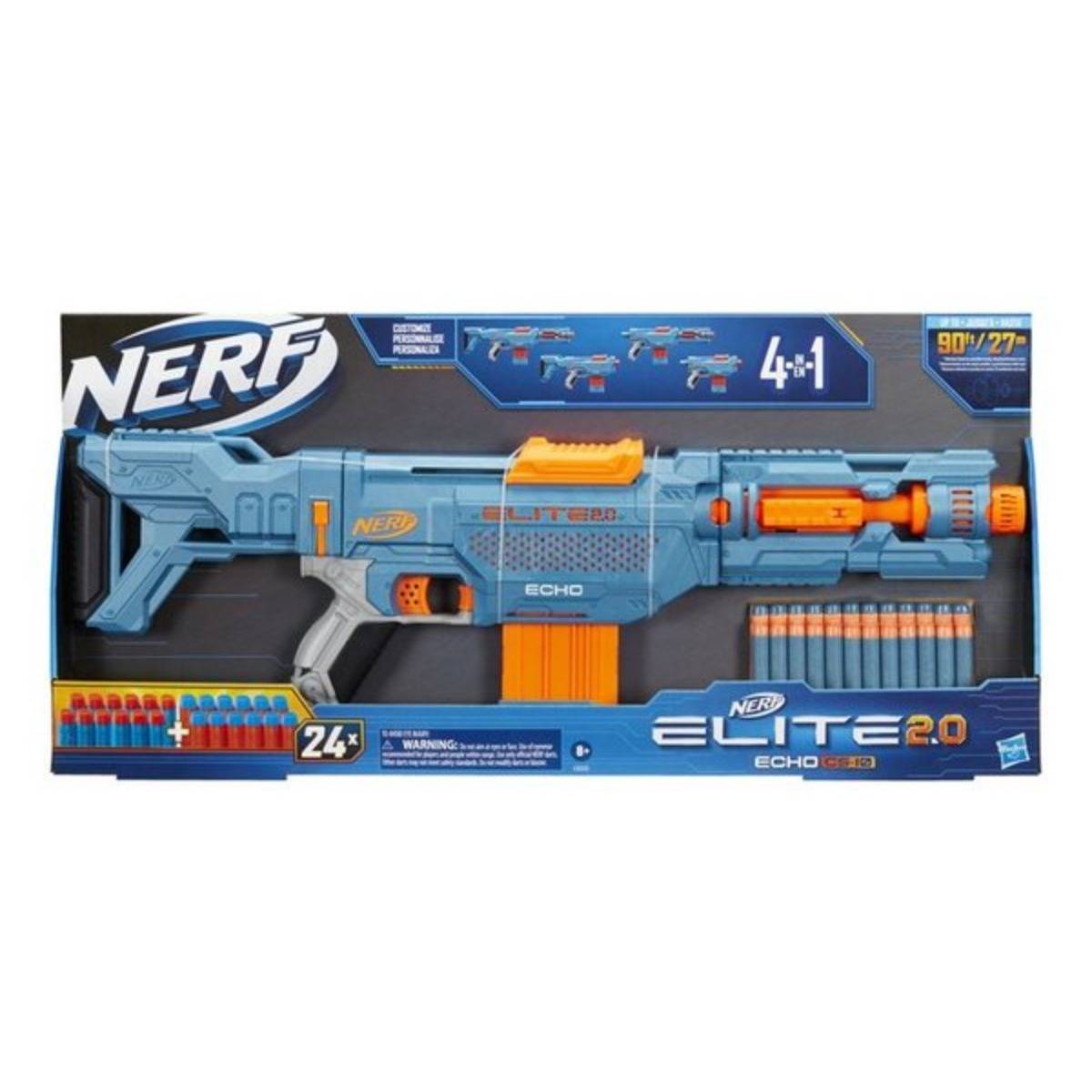 Modifiye Edilebilir Nerf Elite 2.0 Echo CS-10