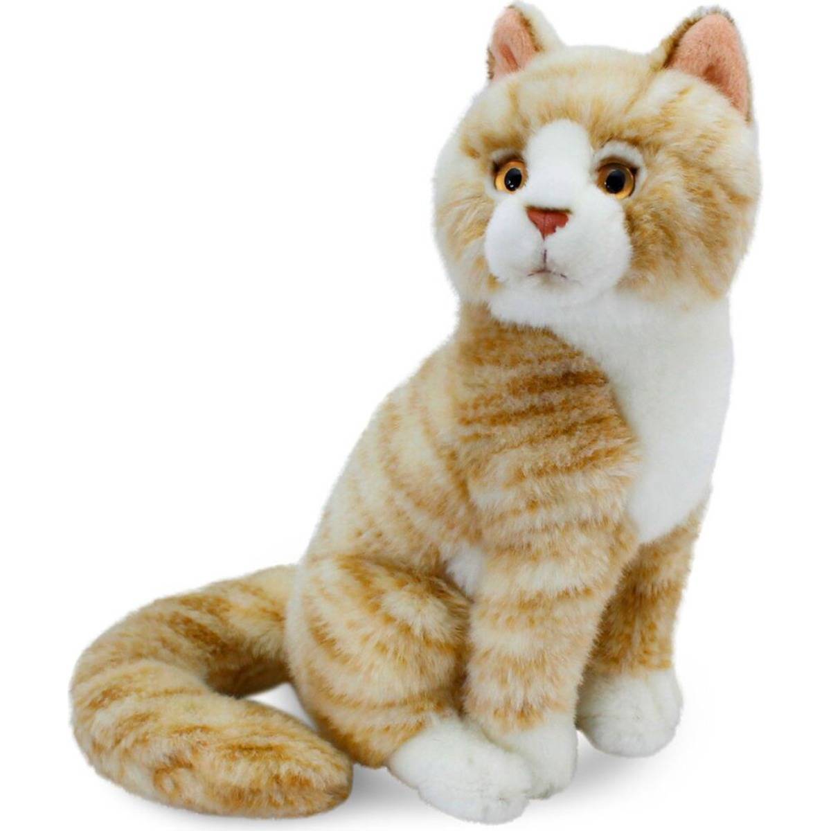 Animals Of The World Oturan Bej Kedi Peluş 22 Cm