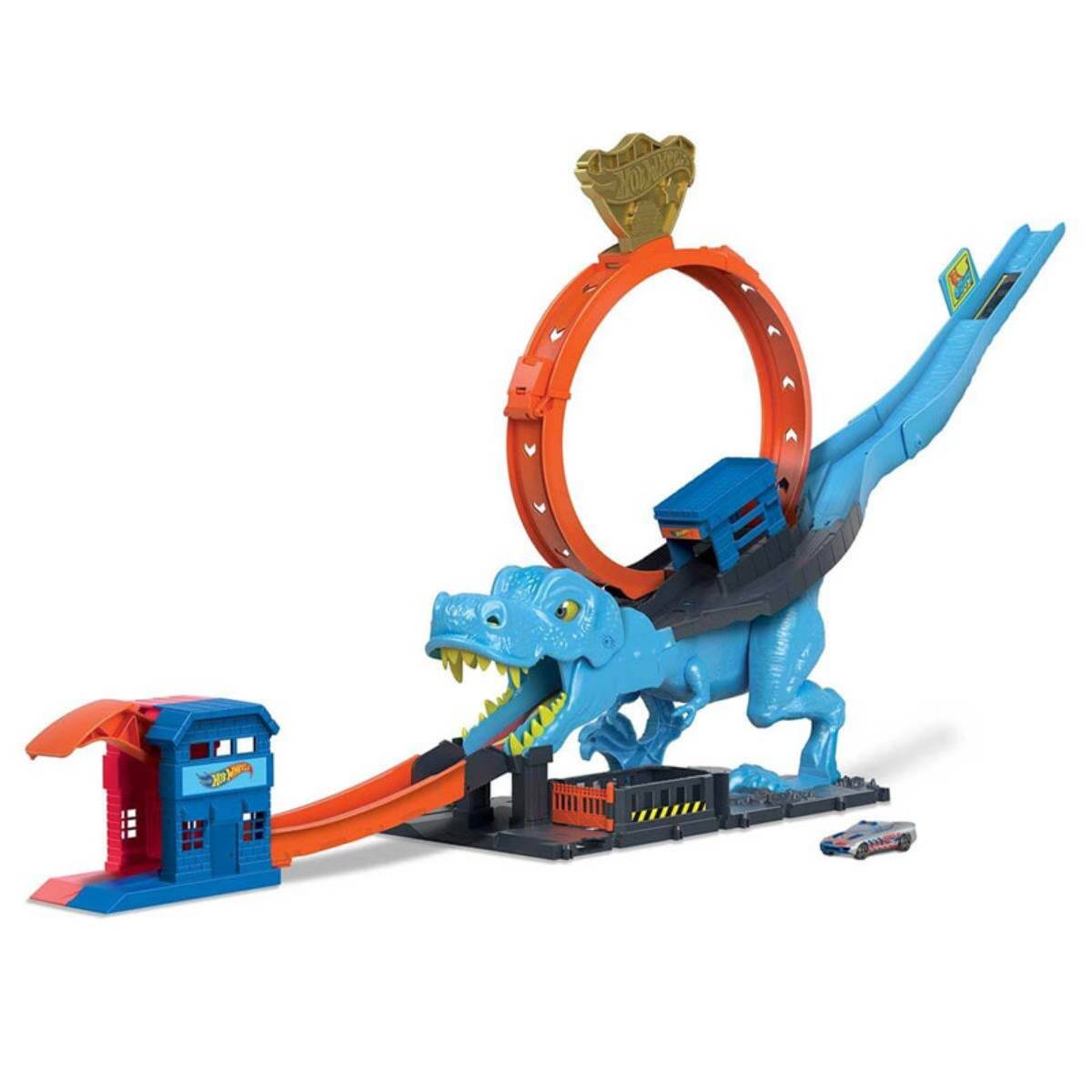 Hot Wheels City T-Rex Loop ve Akrobasi Oyun Seti