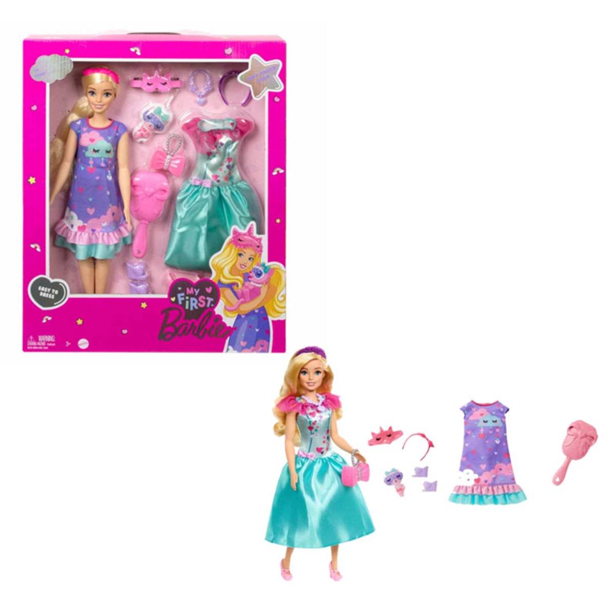 Barbie İlk Bebeğim Delüks Bebek Oyun Seti