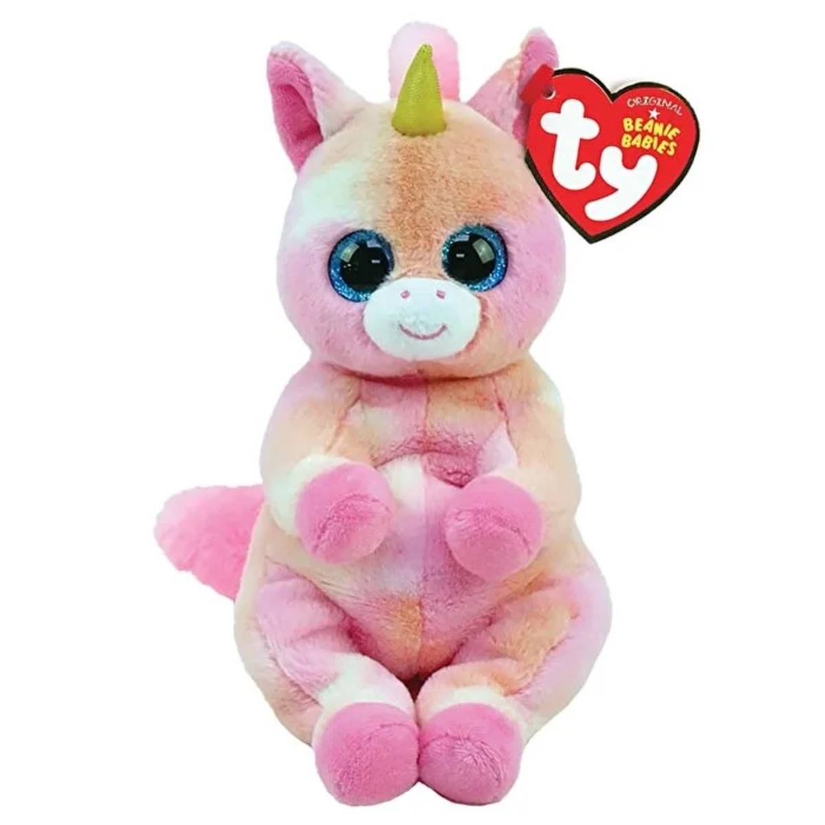 TY Beanie Babies Skylar Pembe Unicorn 20 cm