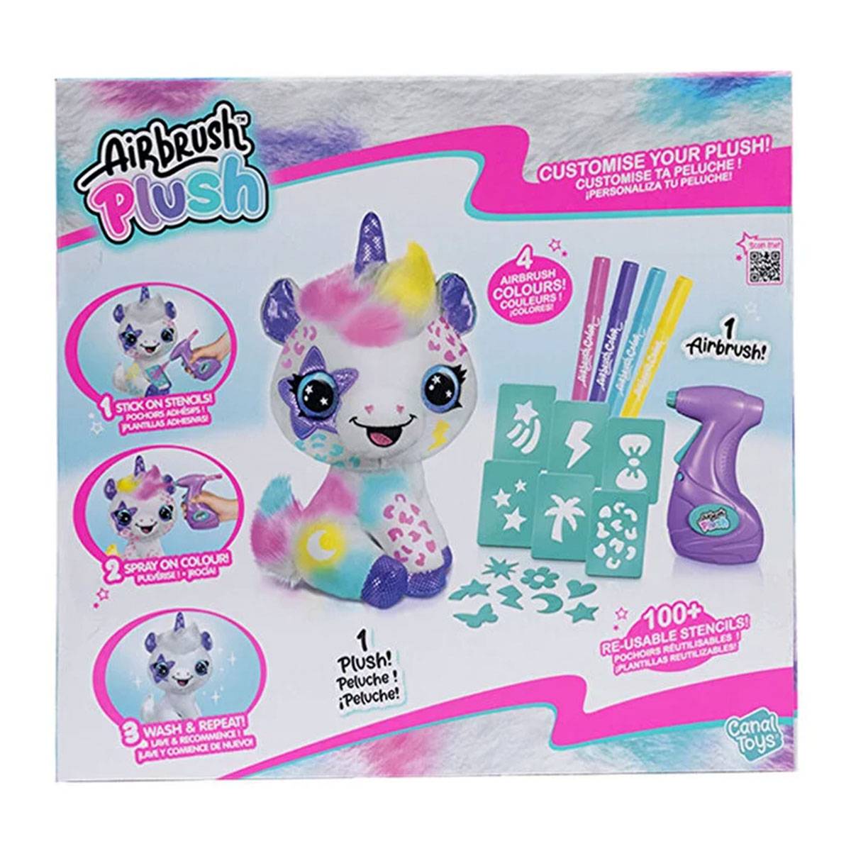 Airbrush Peluş Unicorn