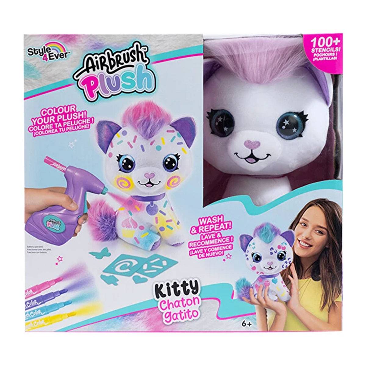 Airbrush Peluş Kitty