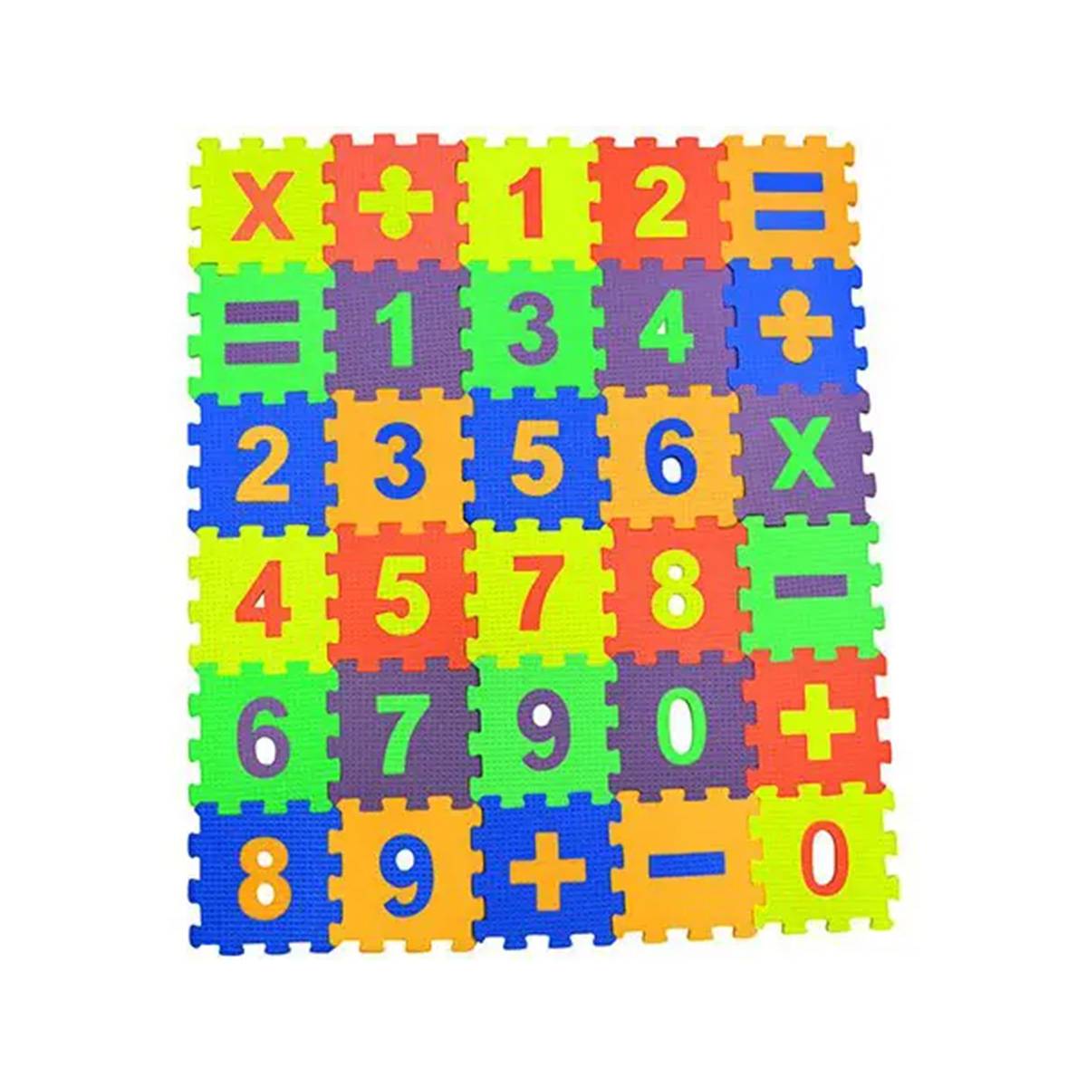 EVA Puzzle 12 x 12cm x 7mm Matematik Seti