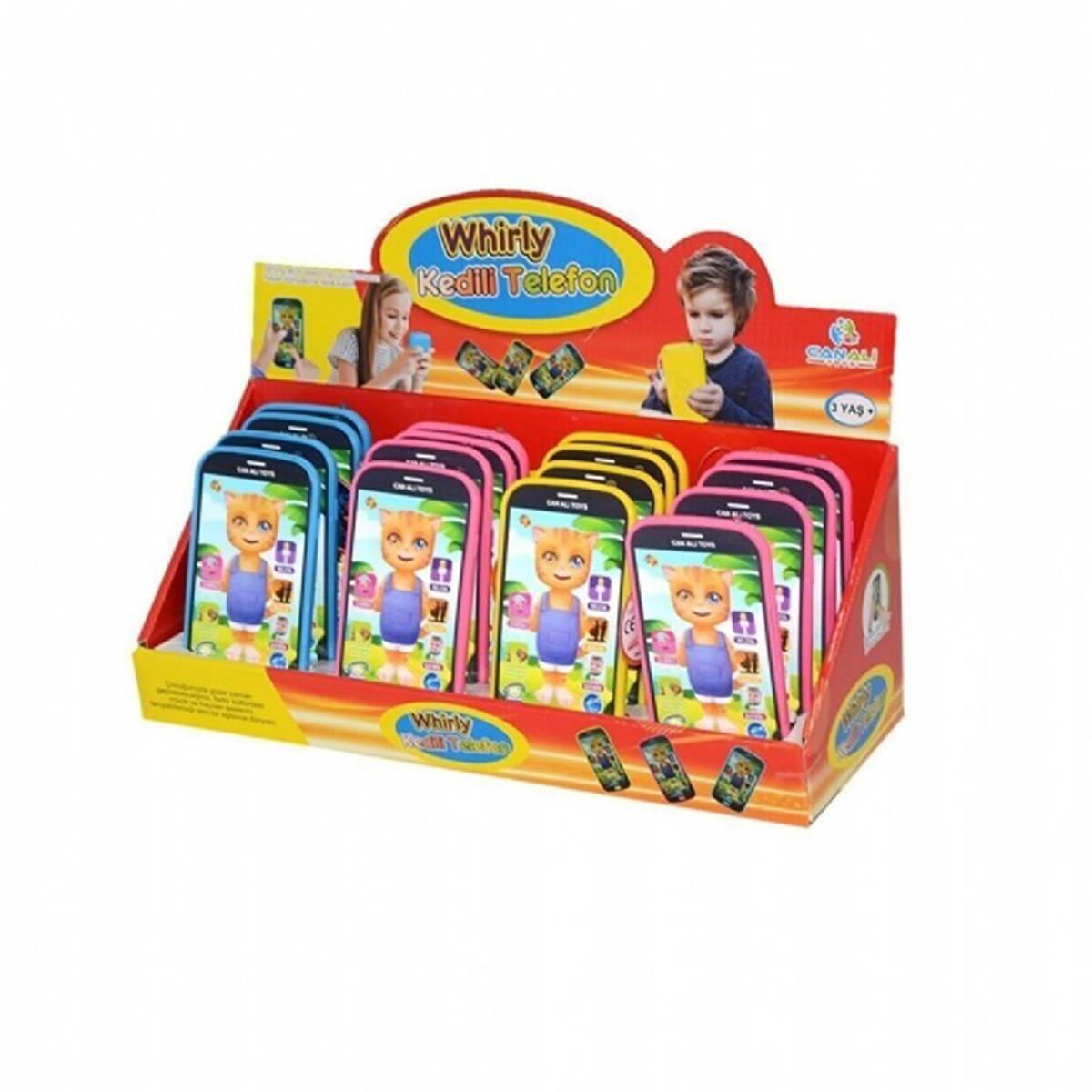 Can Ali Toys Eğitici ve Öğretici Whirly Kedili Oyuncak Telefon