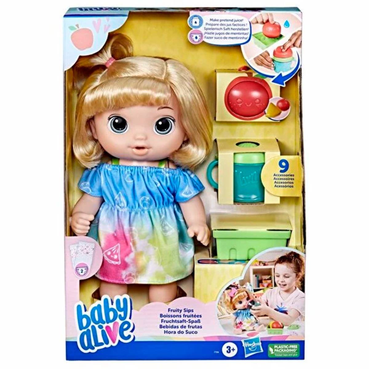 Baby Alive Bebeğimle Meyve Suyu Eğlencesi 30 cm