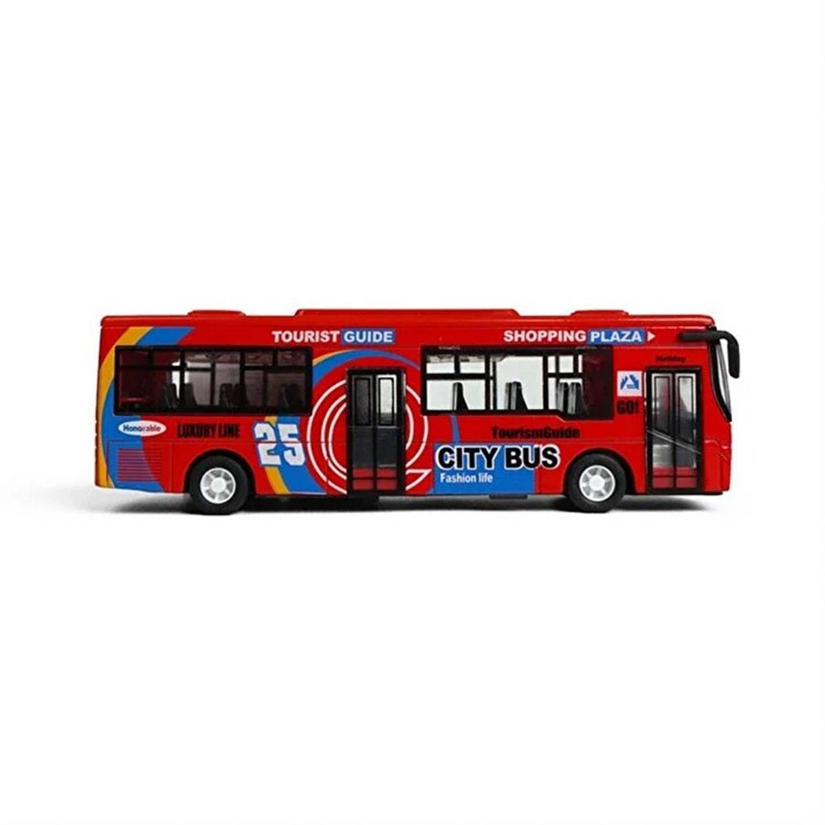 Sesli Işıklı Die Cast Otobüs