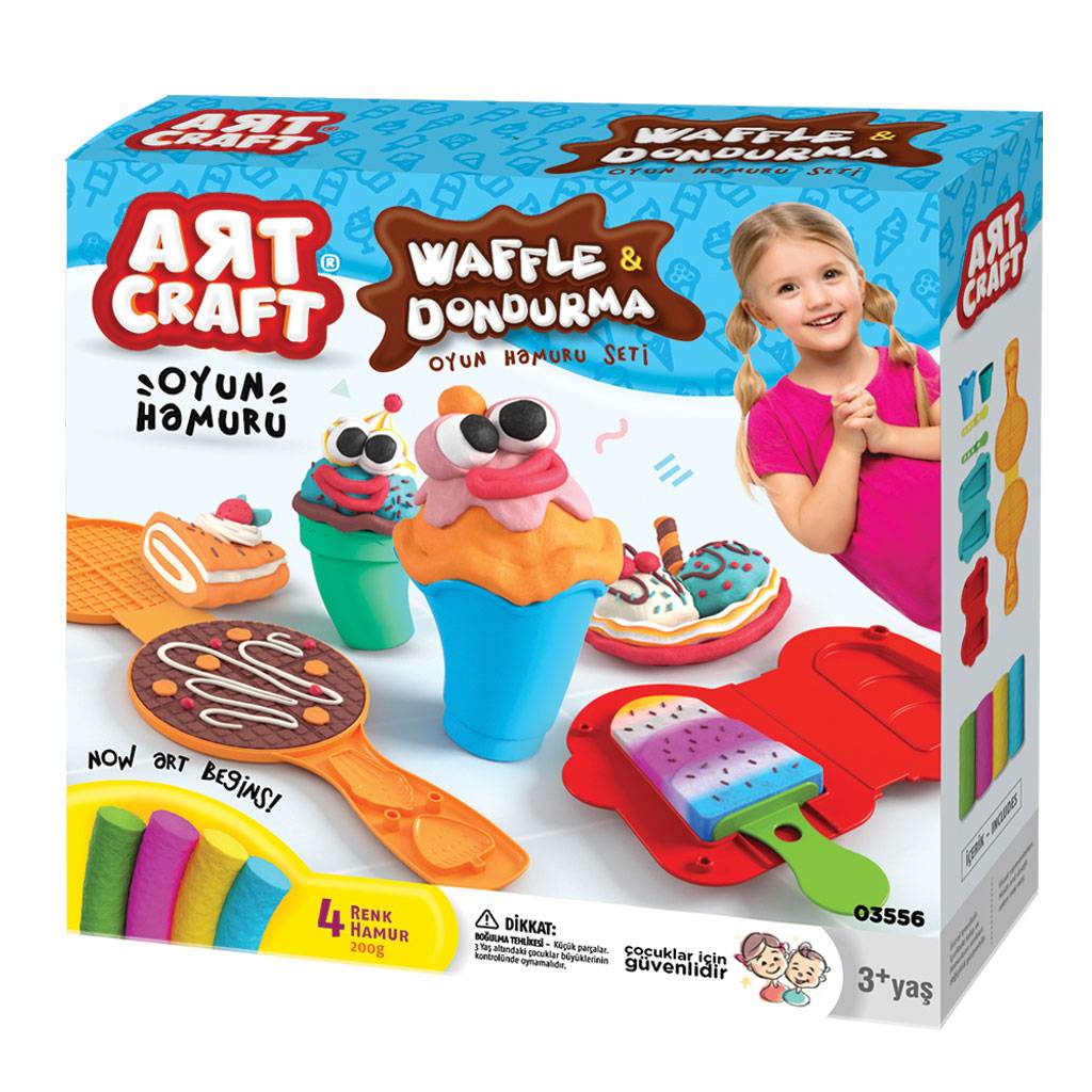 Waffle &amp; Dondurma Hamur Set 200 gr