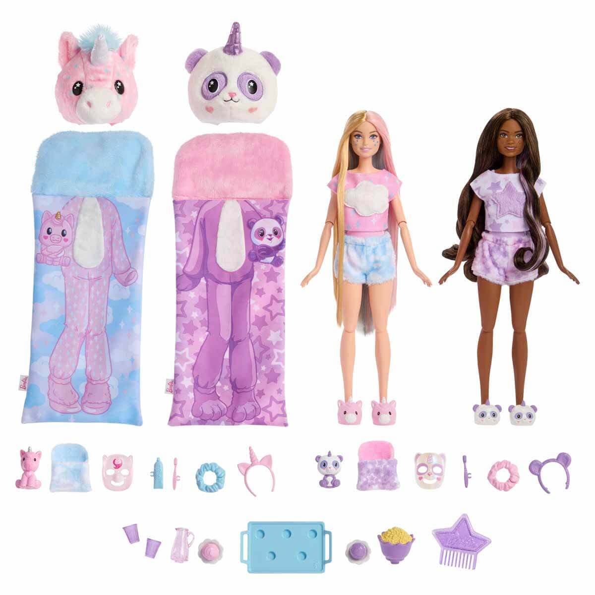 Barbie Cutie Reveal Pijama Partisi Oyun Seti