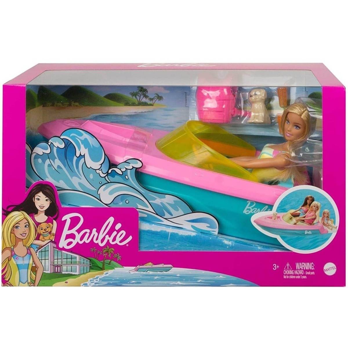 Barbie Bebek ve Teknesi Oyun Seti