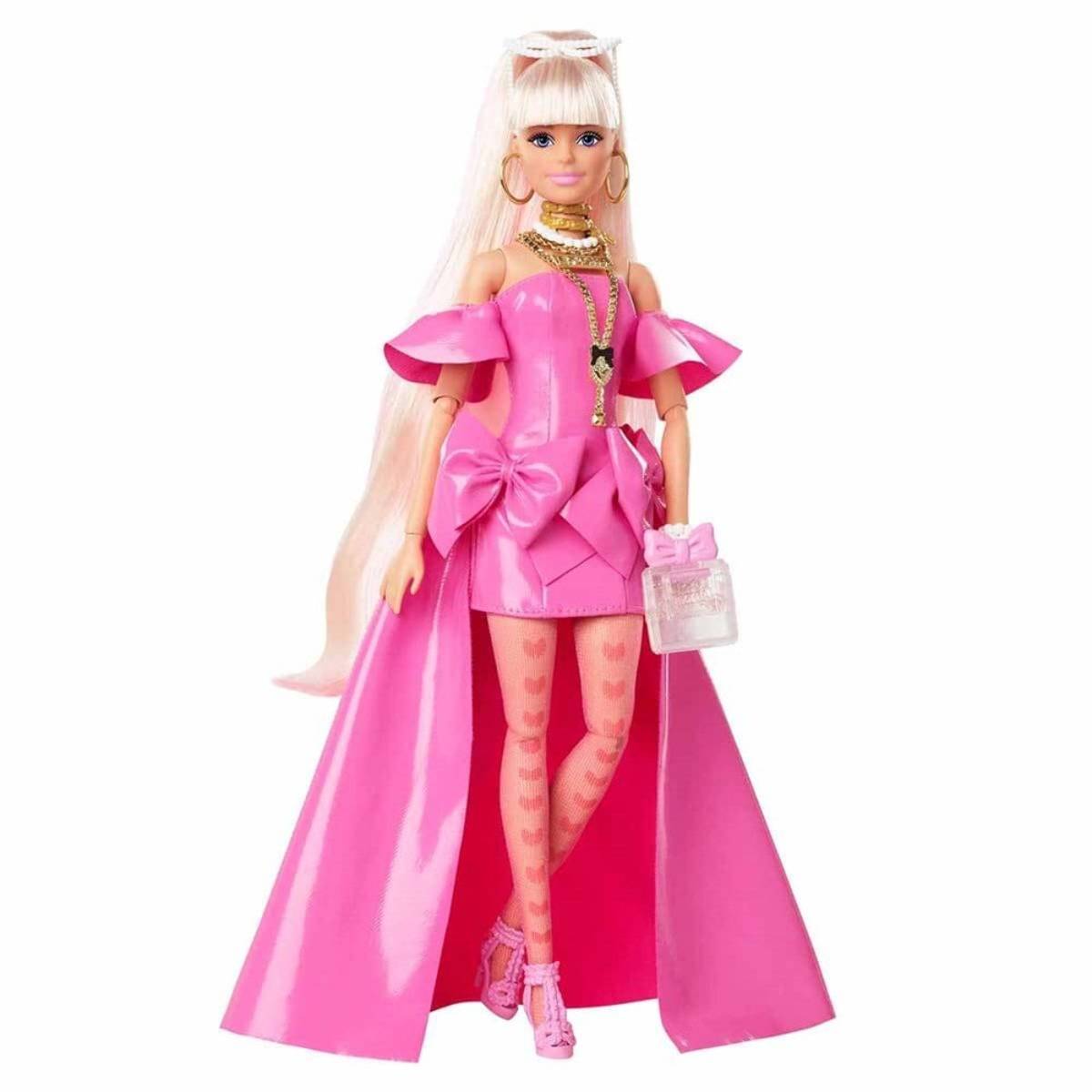 Barbie Extra Fancy Pembe Kostümlü Bebek