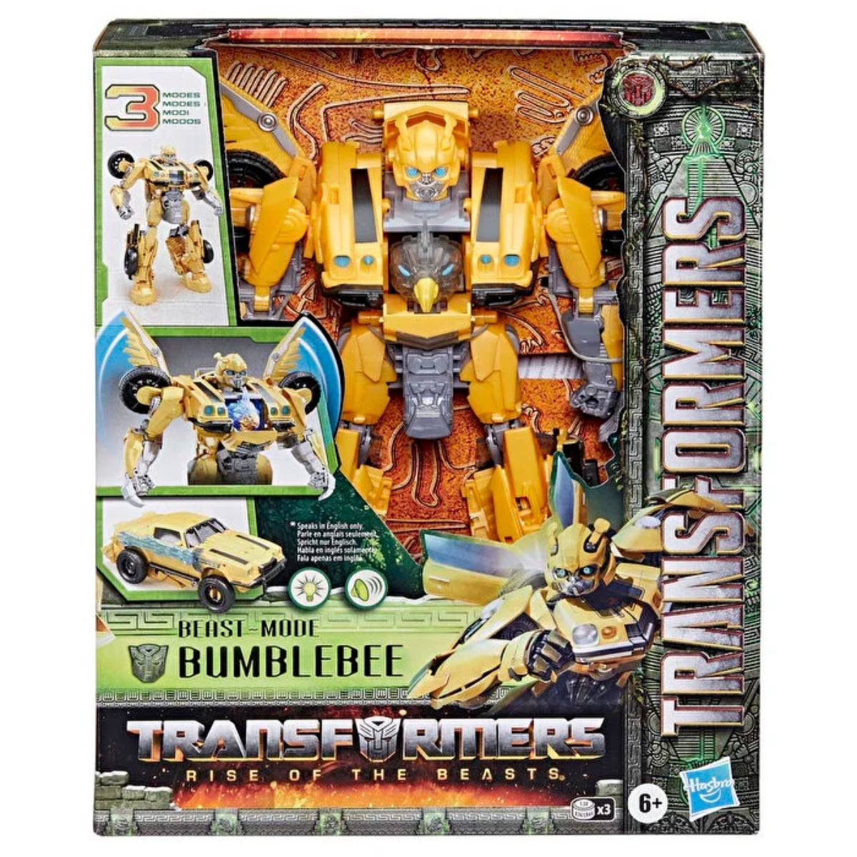 Transformers Rise of the Beasts Beast Mode Bumblebee Figür 25cm