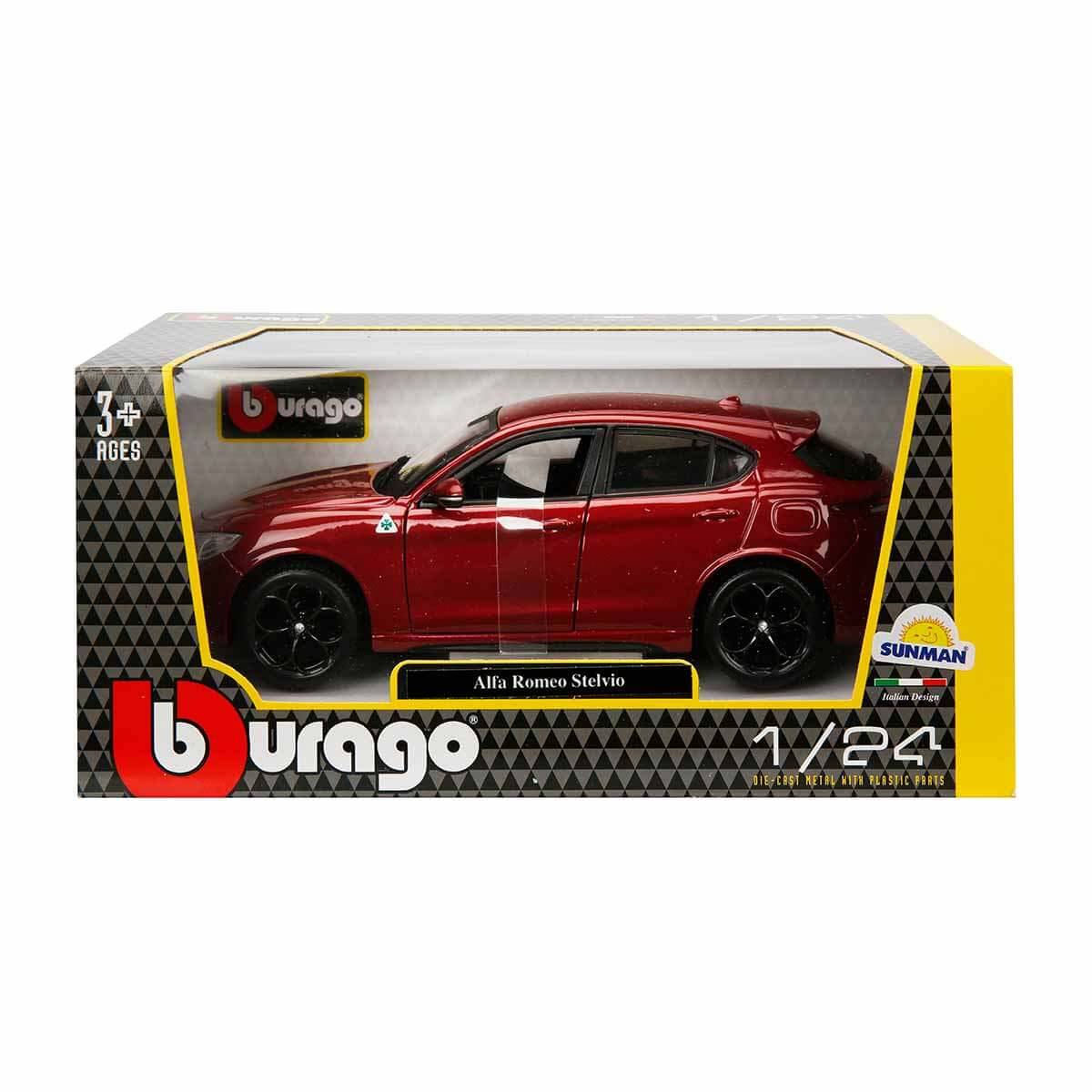 Burago 1/24 Alfa Romeo Stelvio Quadrifoglio Model Araba