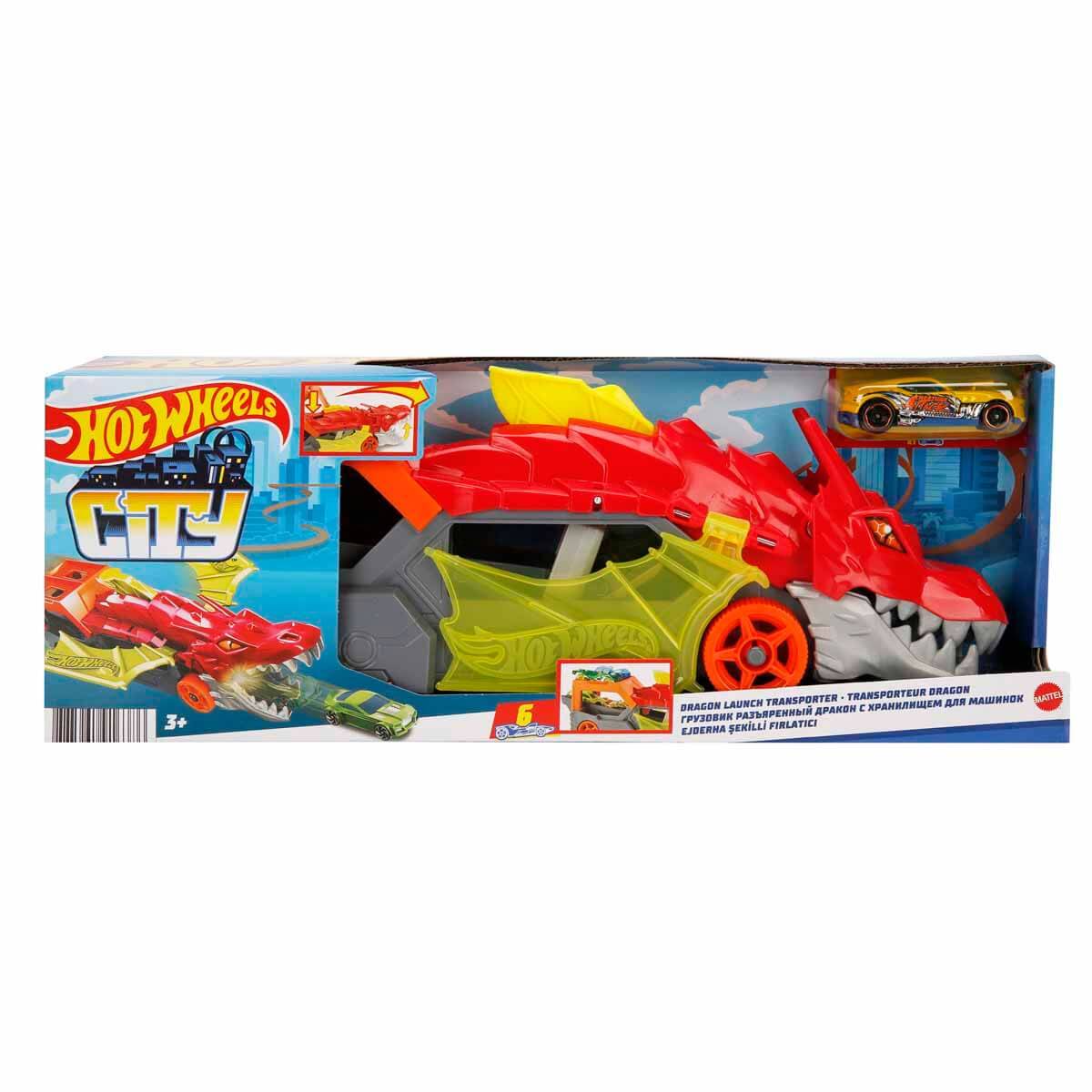 Hot Wheels Fırlatıcı ve Taşıyıcı Ejderha