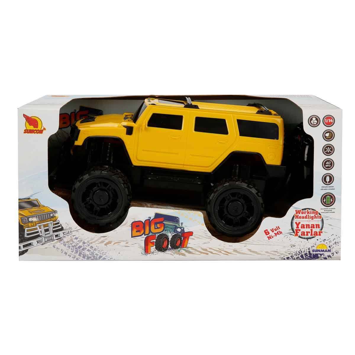 1:14 Uzaktan Kumandalı Big Foot Hummer Jeep 34 cm