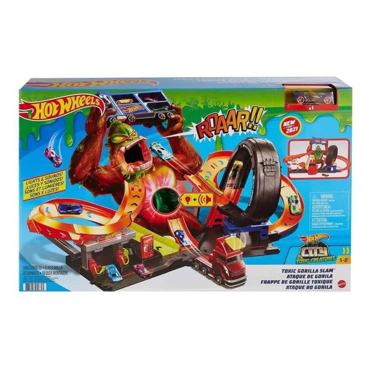 Hot Wheels Zehirli Goril Saldırısı Oyun Seti