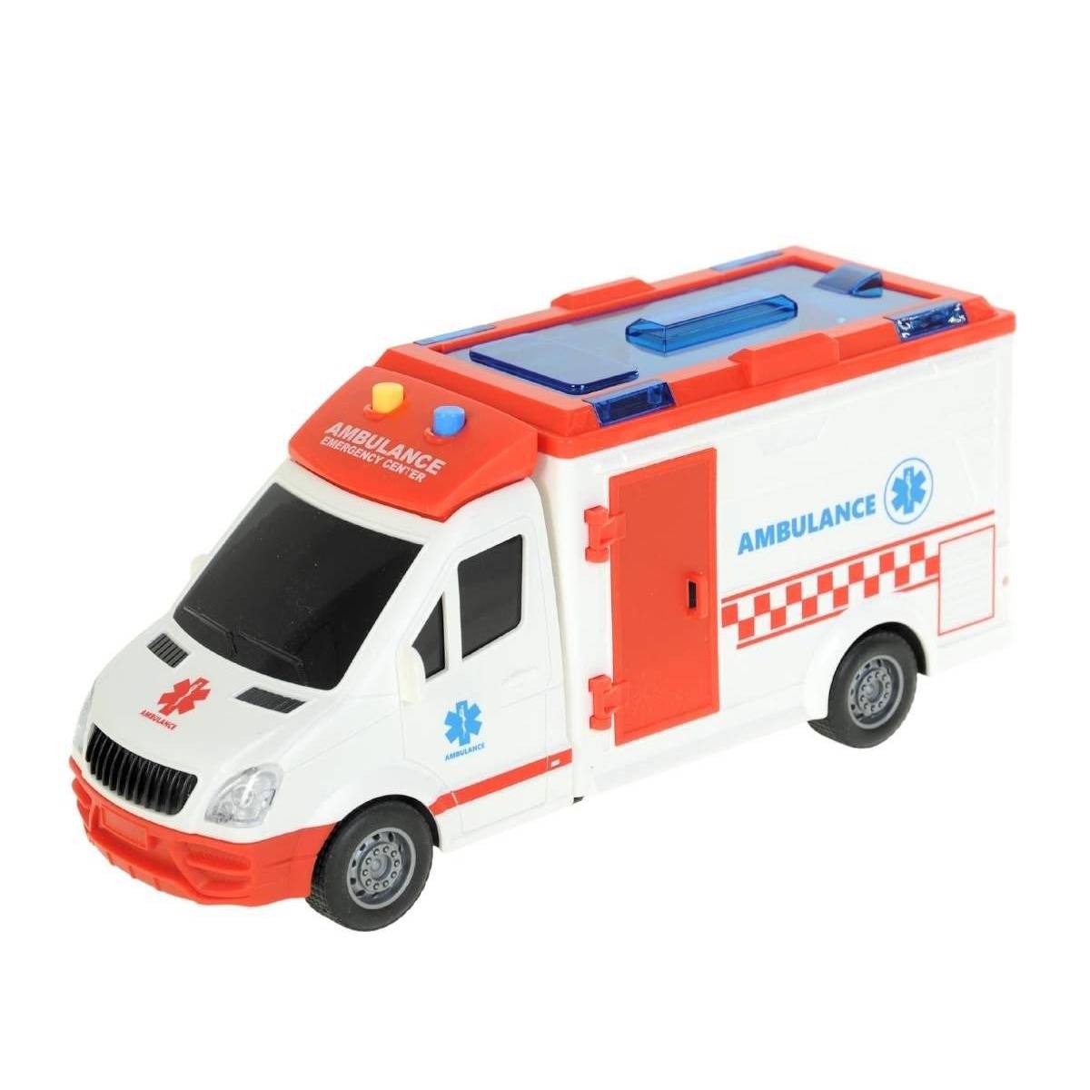 Canem Oyuncak Sesli Işıklı Sürtmeli Ambulans