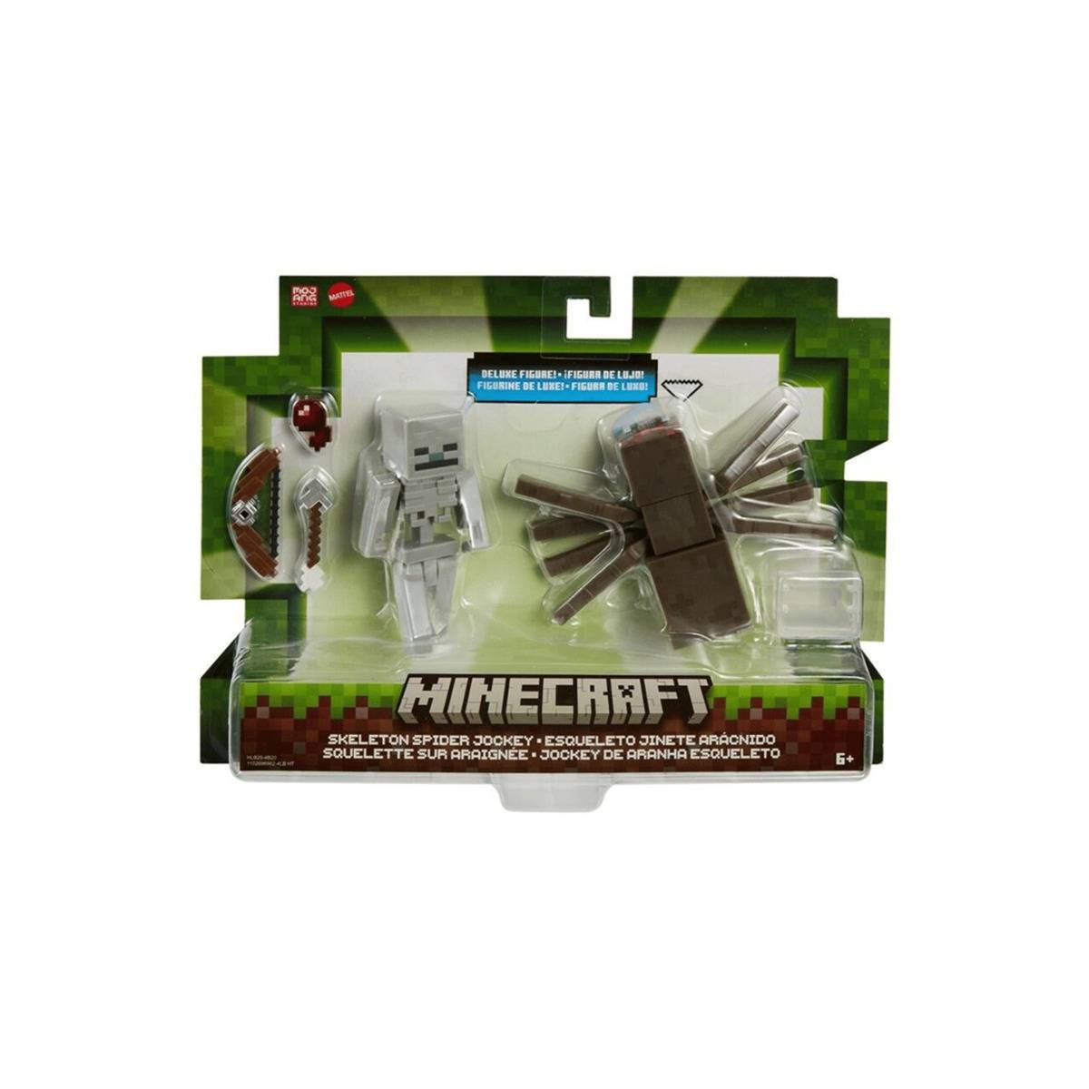 Minecraft Figürler İkili Paket Skeleton ve Spider Jockey