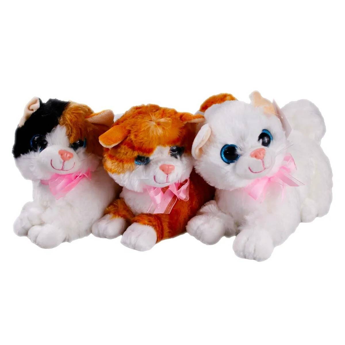 Peluş Sesli Kedi 28cm