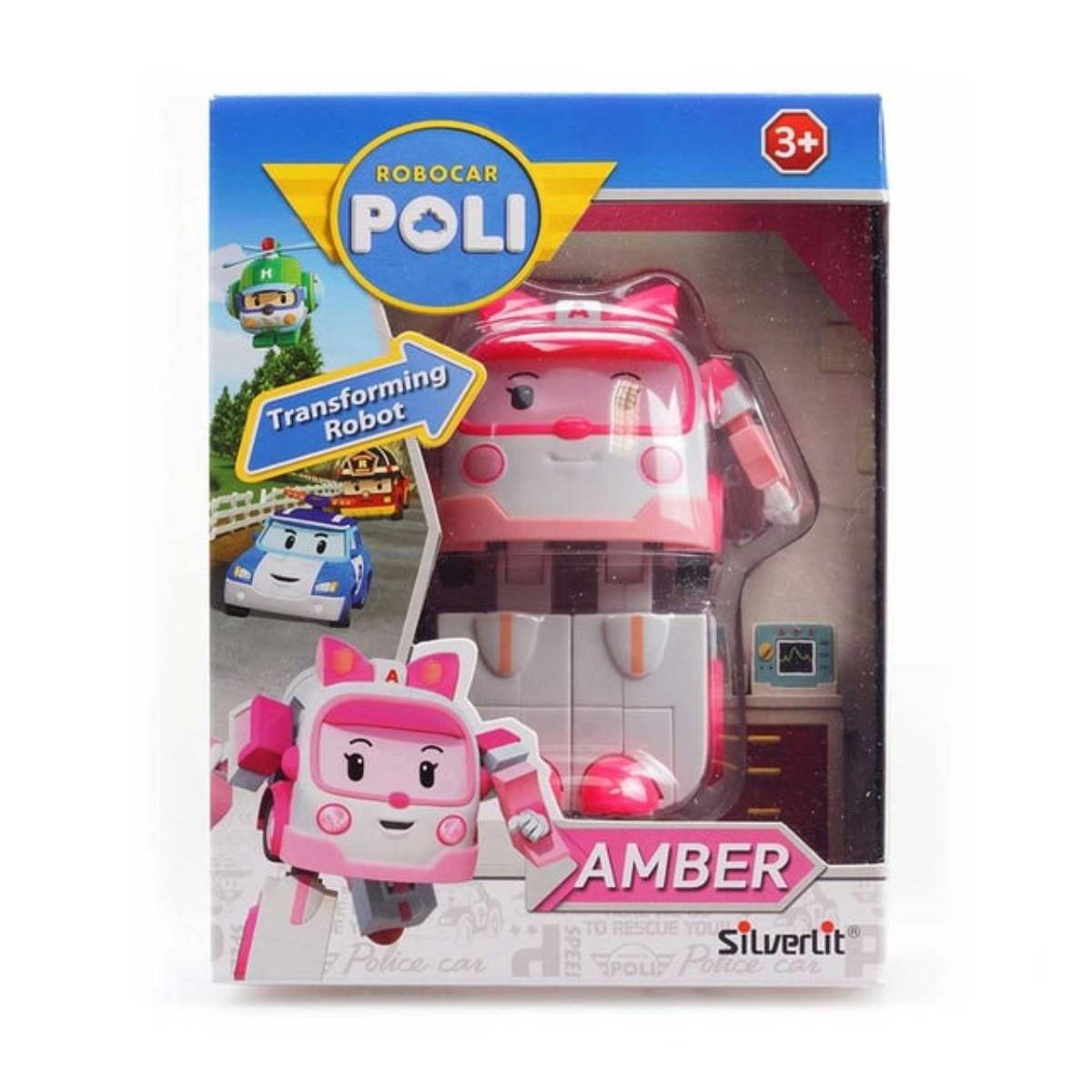 Robocar Poli Transformers Robot Figür Amber