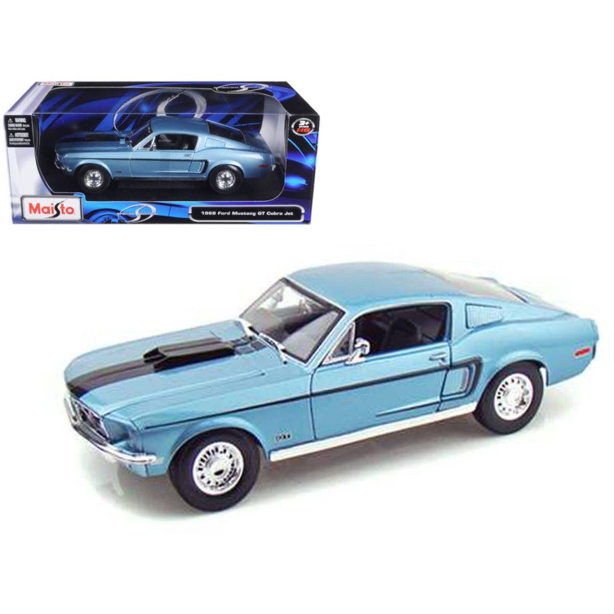 Maisto 1:18 1968 Ford Mustang GT Cobra Jet