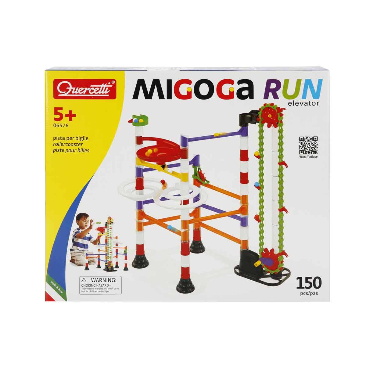 Quercetti Migoga Marble Run Asansör Yapım Seti 150 Parça