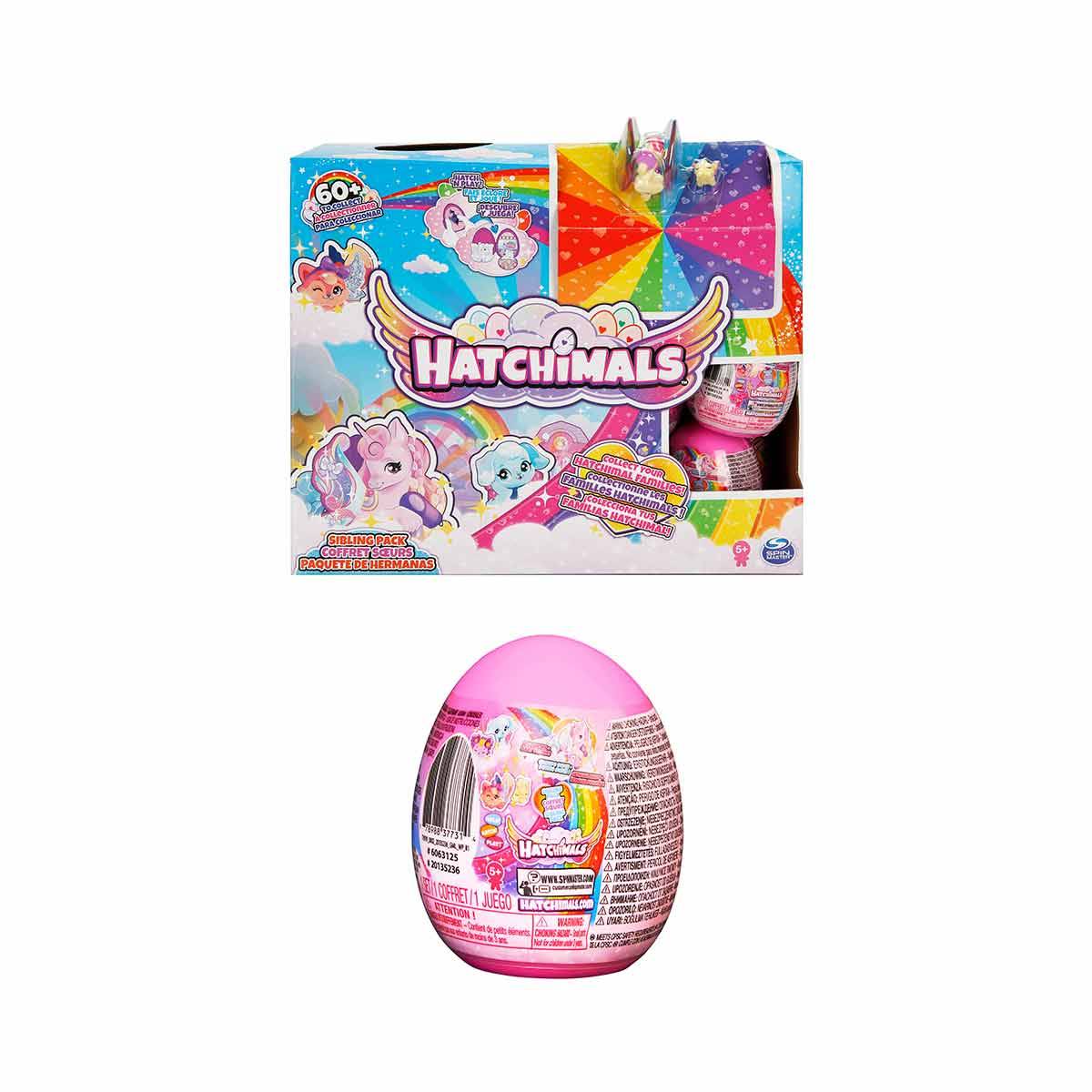 Hatchimals Biriktirebilir 2 Karakterli Kardeş Oyun Seti