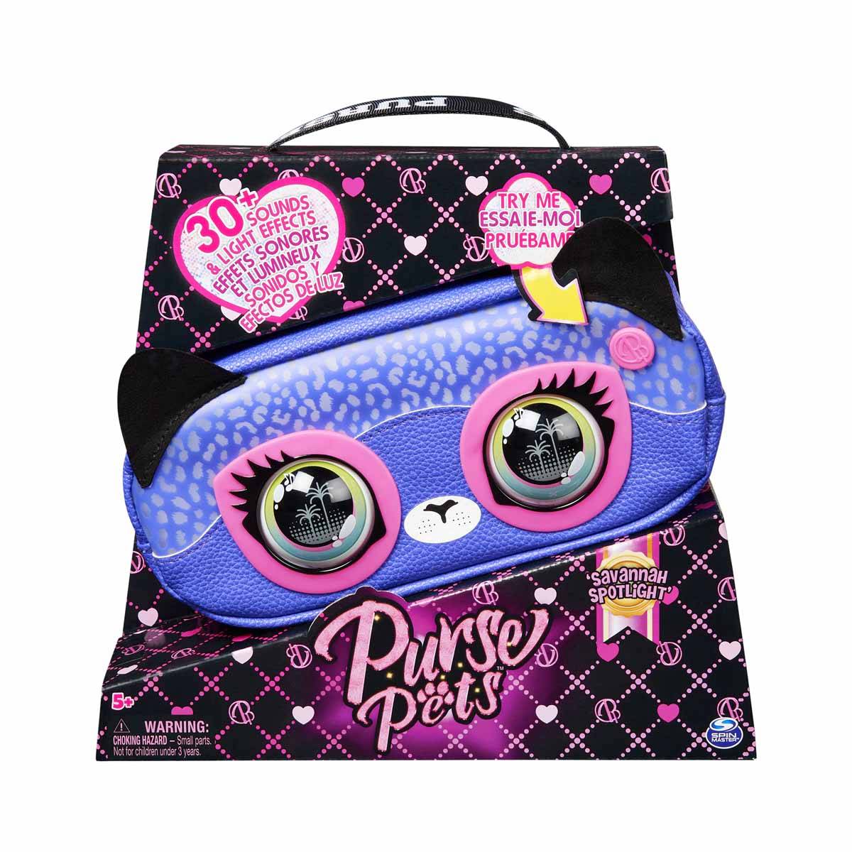 Purse Pets Savannah Spotlight Işıklı Çanta Çita