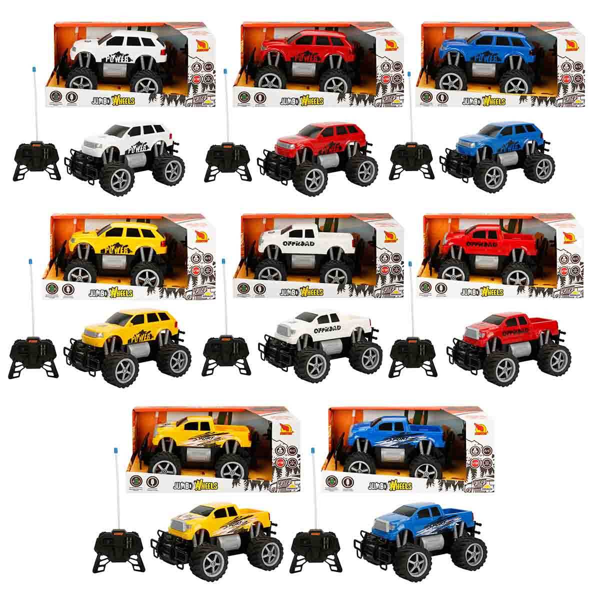 Uzaktan Kumandalı 1/18 Jumbo Wheels Usb Şarjlı Araba