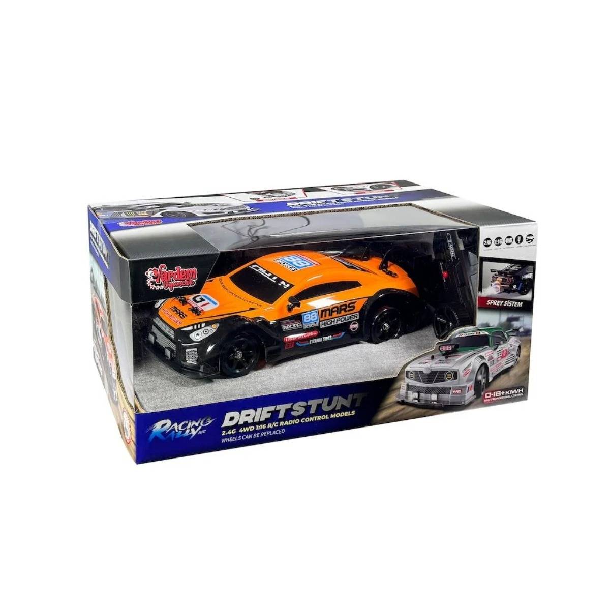 Uzaktan Kumandalı Şarjlı 1:16 4x4 Drift Araba Nissan GTR