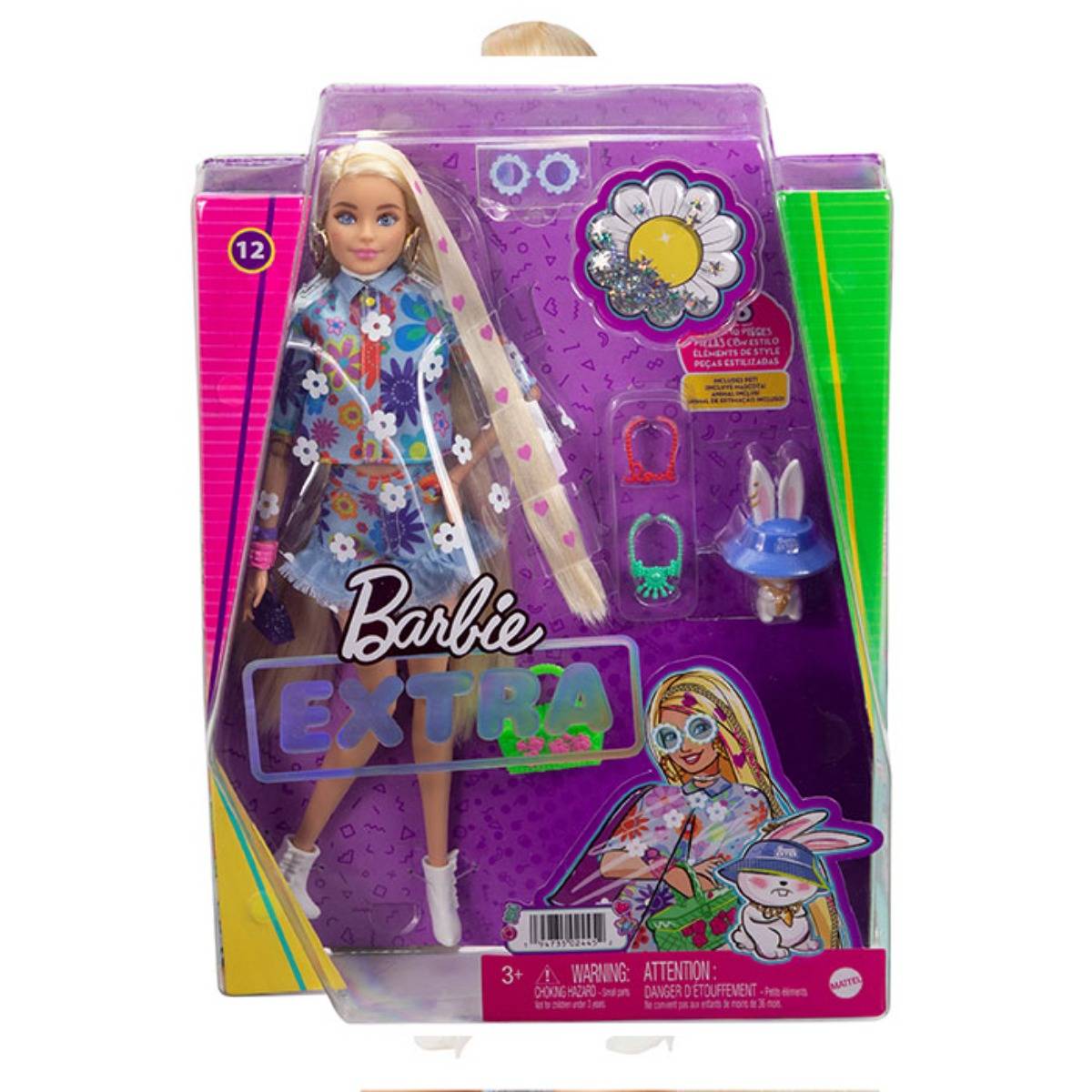 Barbie Extra Mavi Etekli Bebek