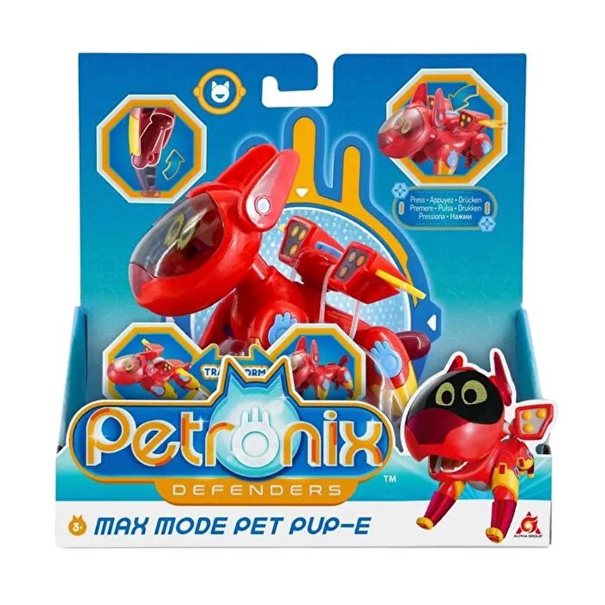 Petronix Defenders Max Mode ve Pup-e Figür