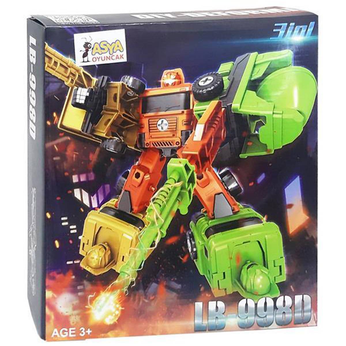 Asya Oyuncak Transform Robot LB-998D