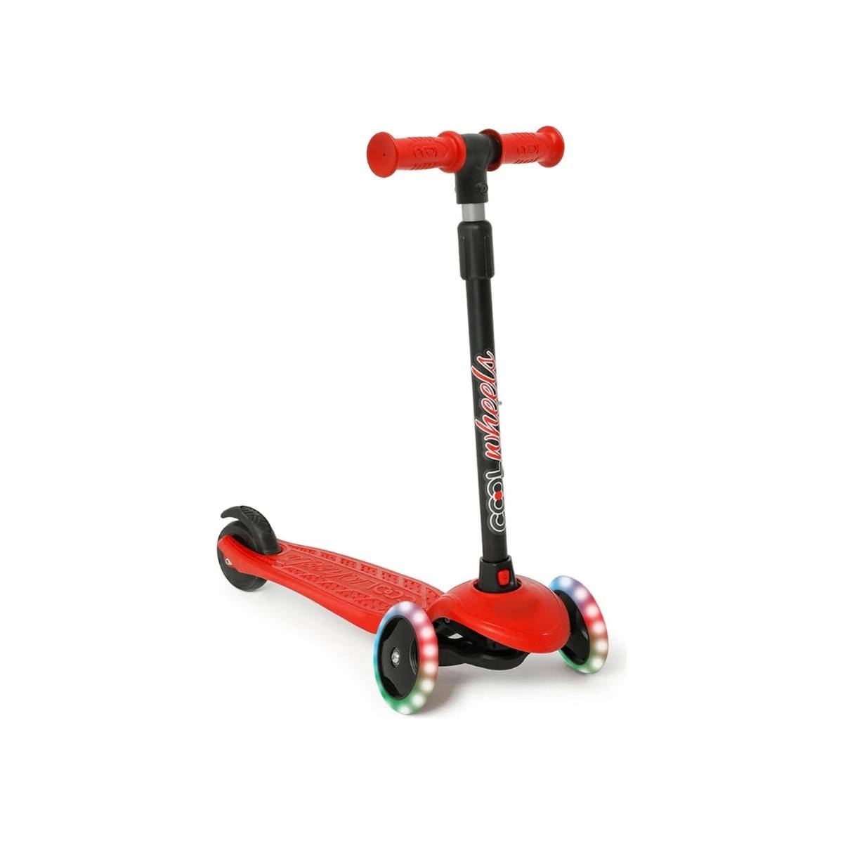 Cool Wheels Işıklı Star Scooter Kırmızı (3-5 Yaş)