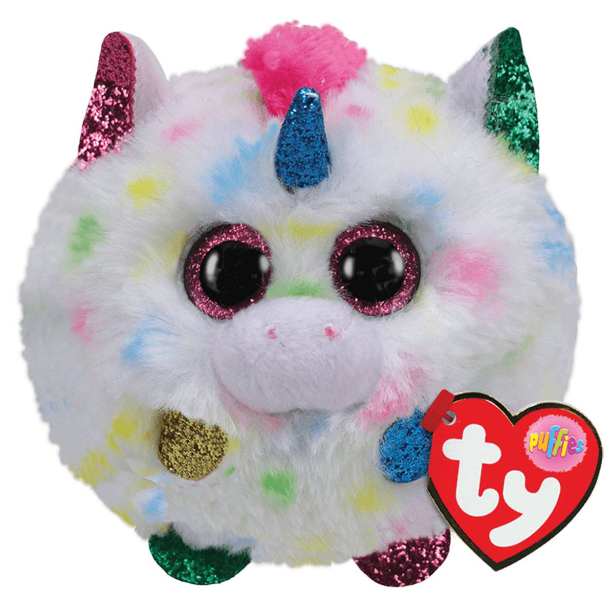 TY Puffies Harmonie the Multi-Color Unicorn Peluş 10 cm