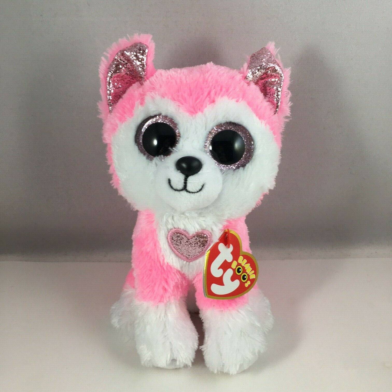 TY Beanie Boos - Hunk the Valentine Husky 15 cm