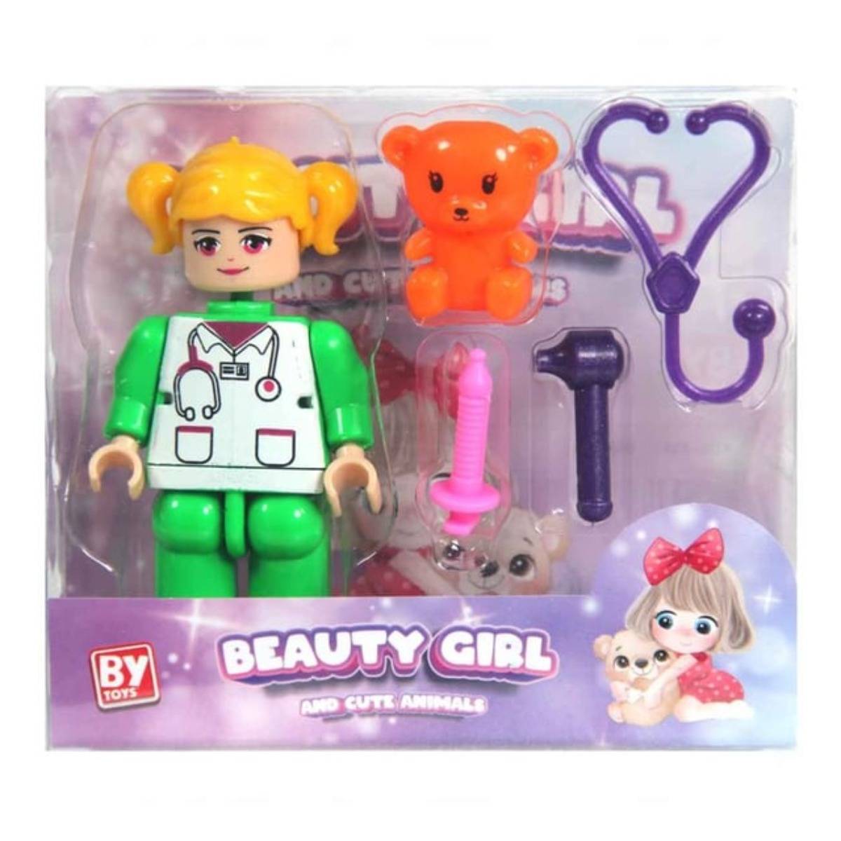 Beauty Girl Mini Küçük Kız LEGO Figür Seti