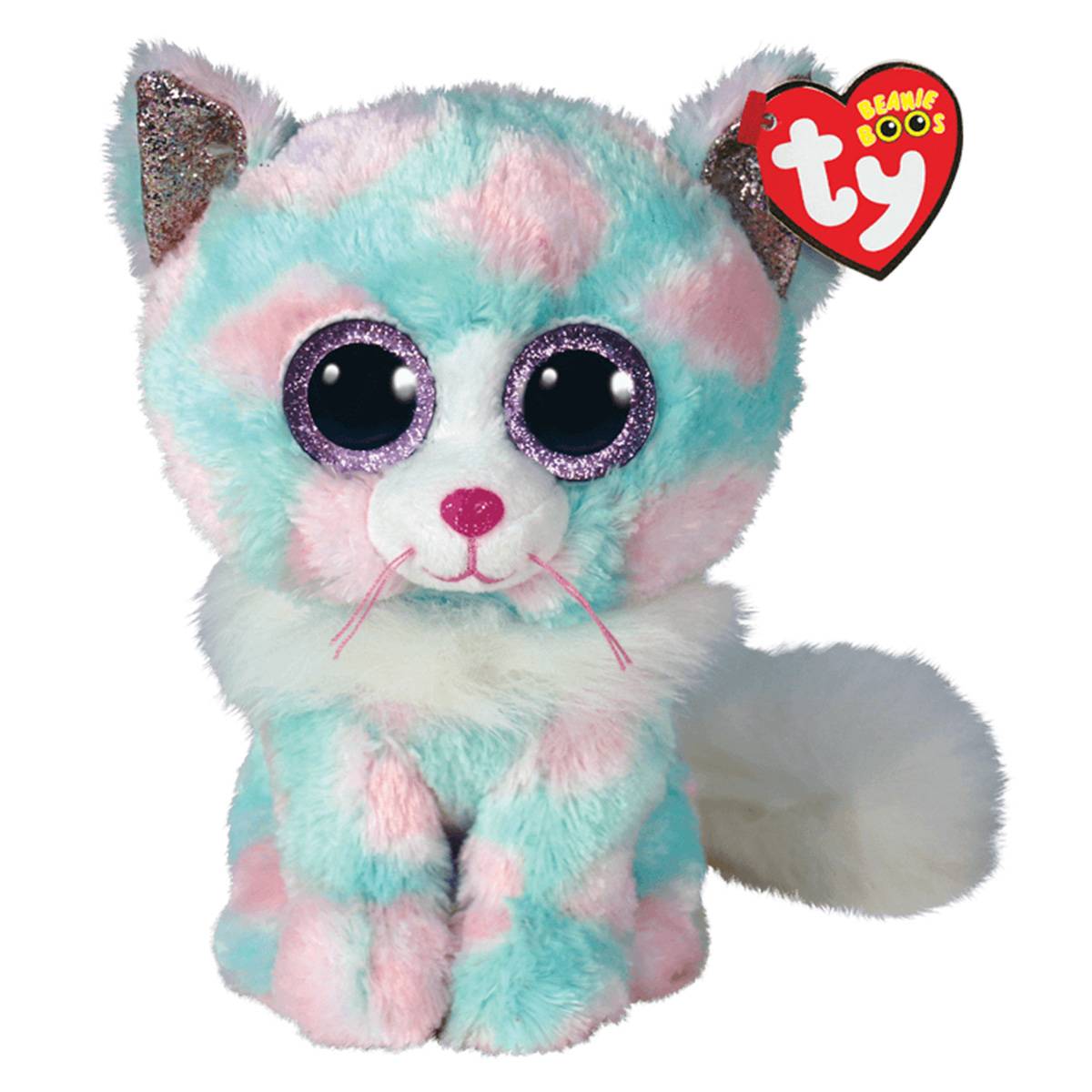 TY Beanie Boos - Opal Pastel Cat Peluş 15 cm