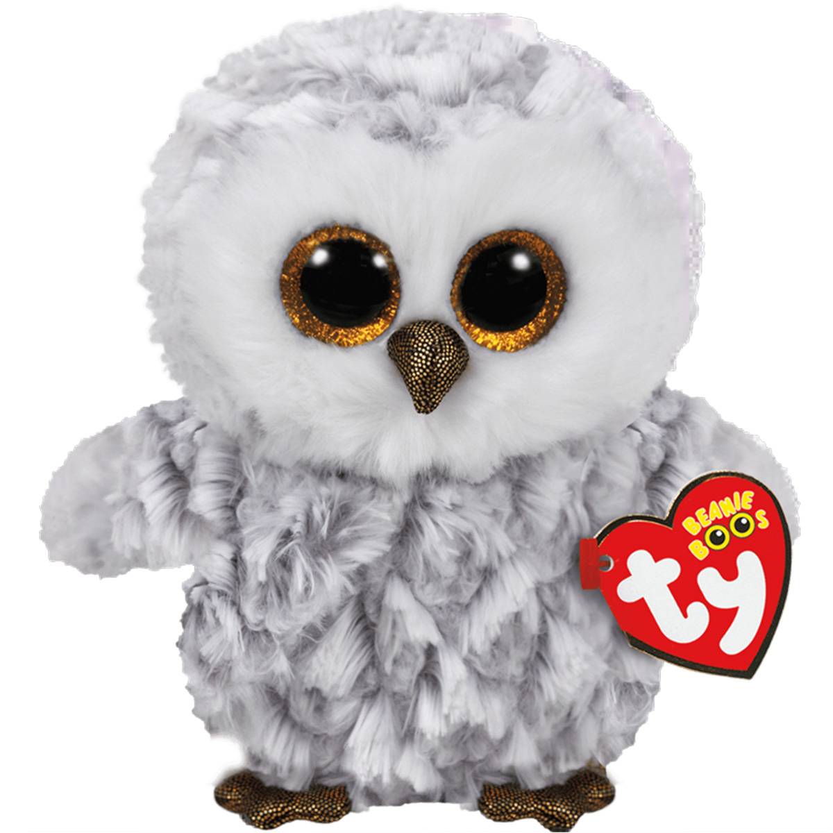 TY Beanie Boos - Owlette the White Owl Peluş 15 cm