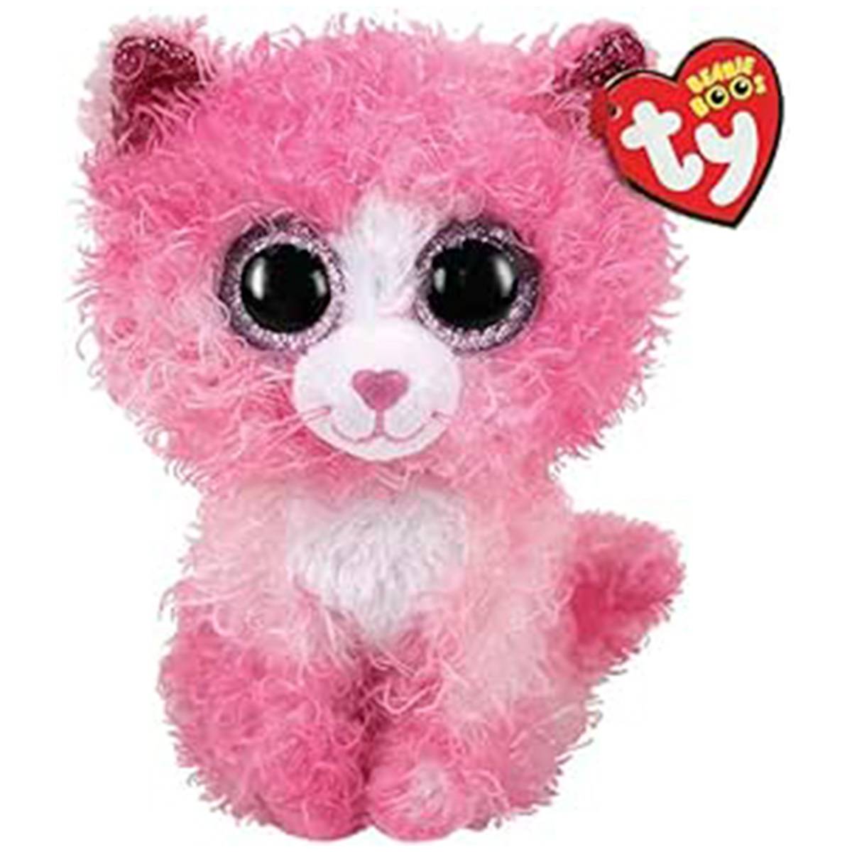 TY Beanie Boos - Reagan the Pink Cat Peluş 15 cm