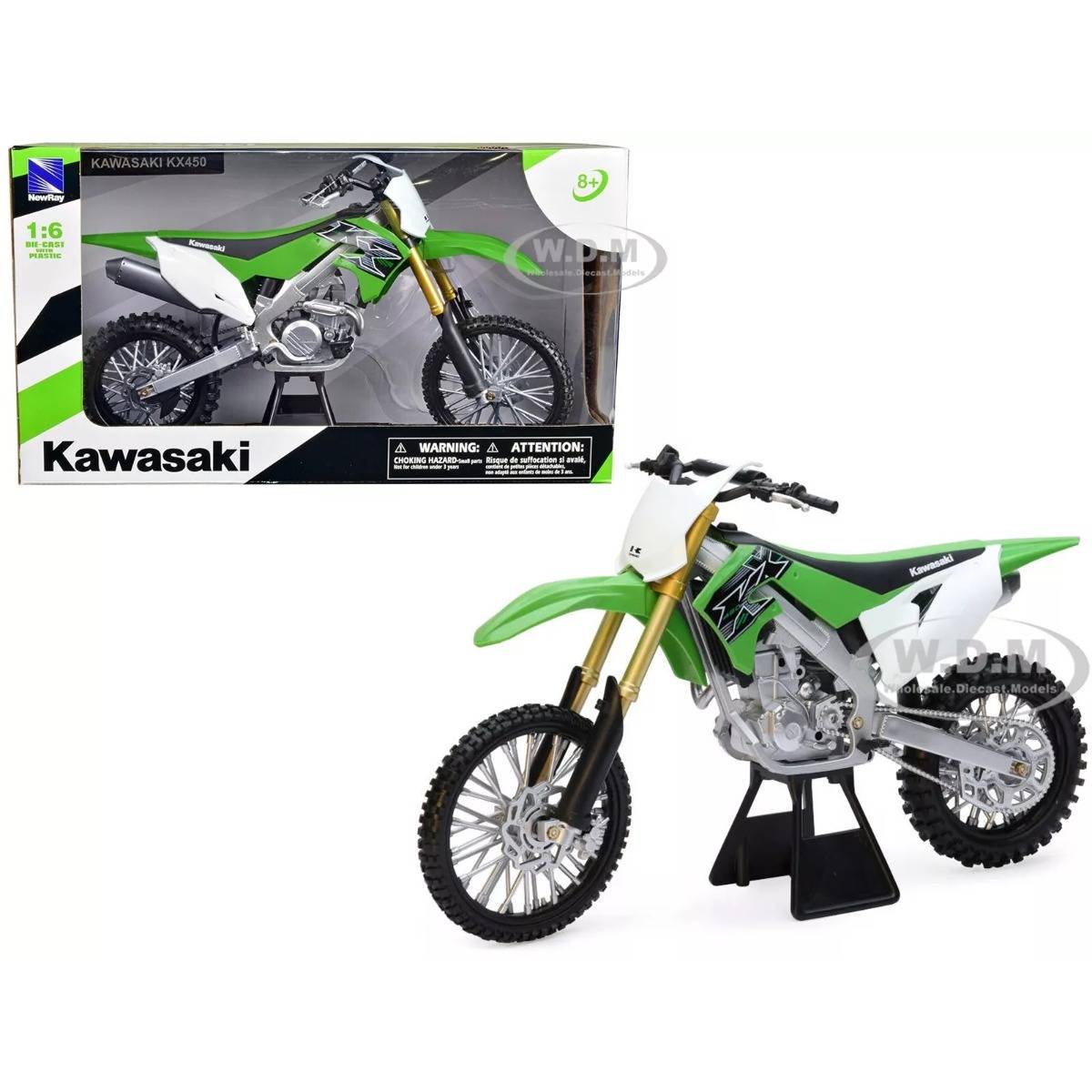 Kawasaki KX 450F Dirt Bike Yeşil 2019 Model Motosiklet