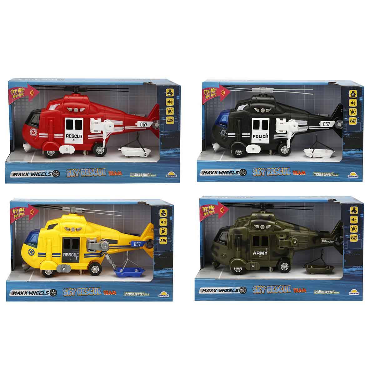 Maxx Wheels 1:16 Sesli ve Işıklı Helikopter