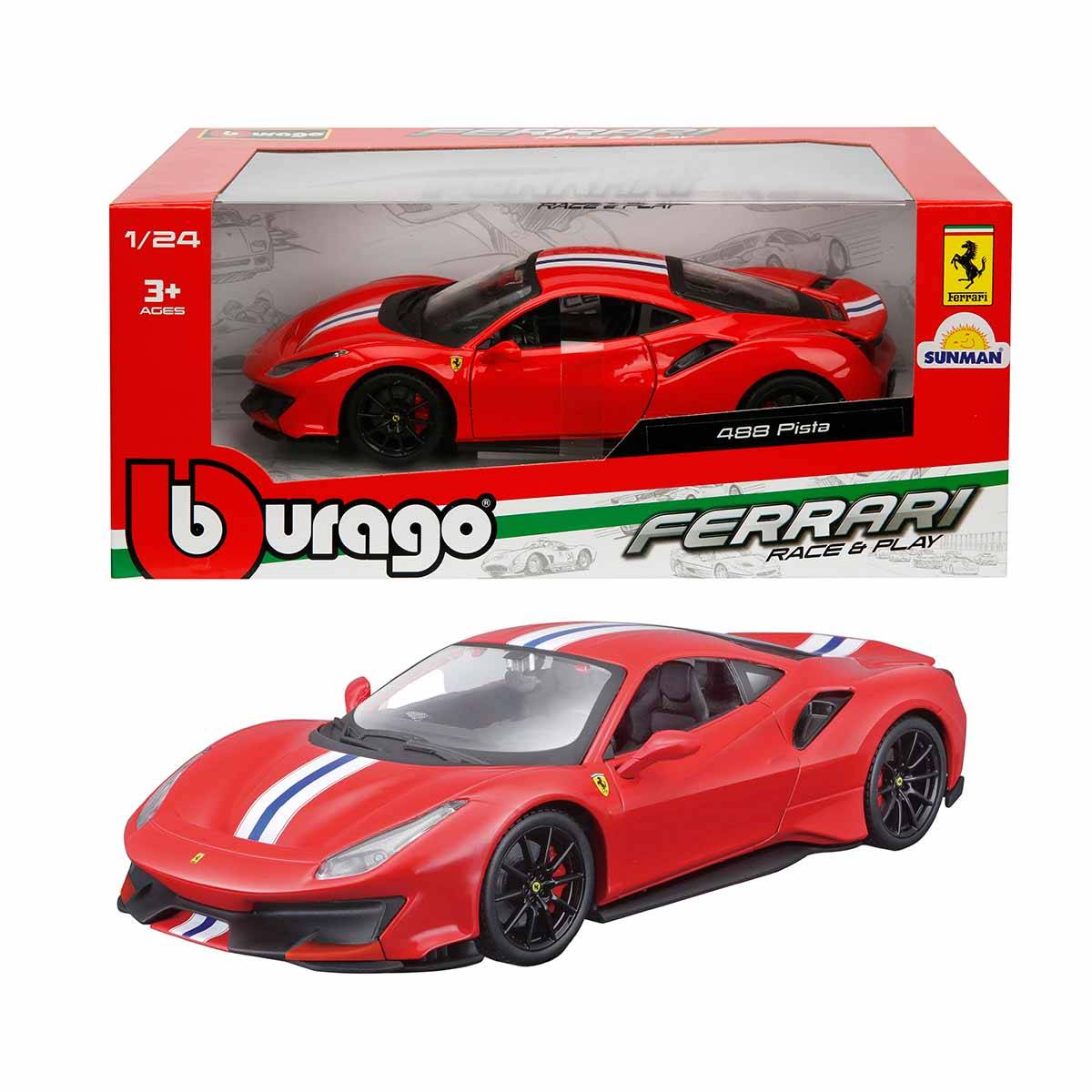 Burago 1/24 Ferrari 488 Pista Model Araba