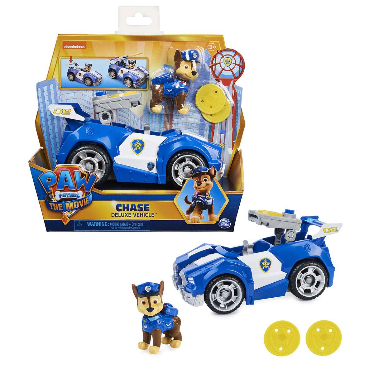 Paw Patrol Chase ve Dönüşebilen Deluxe Polis Aracı