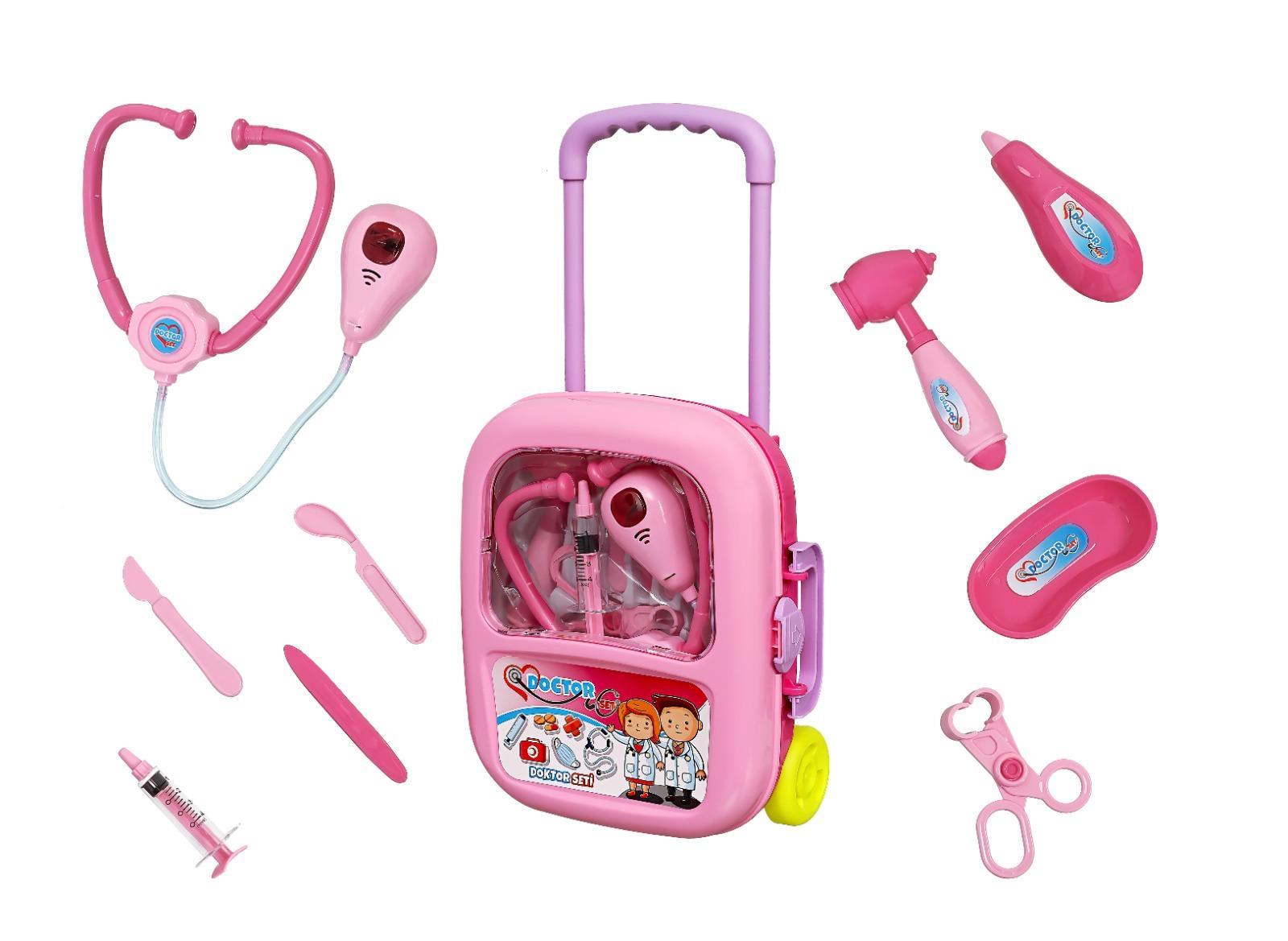 Zeytoys Valizli Doktor Seti Pembe